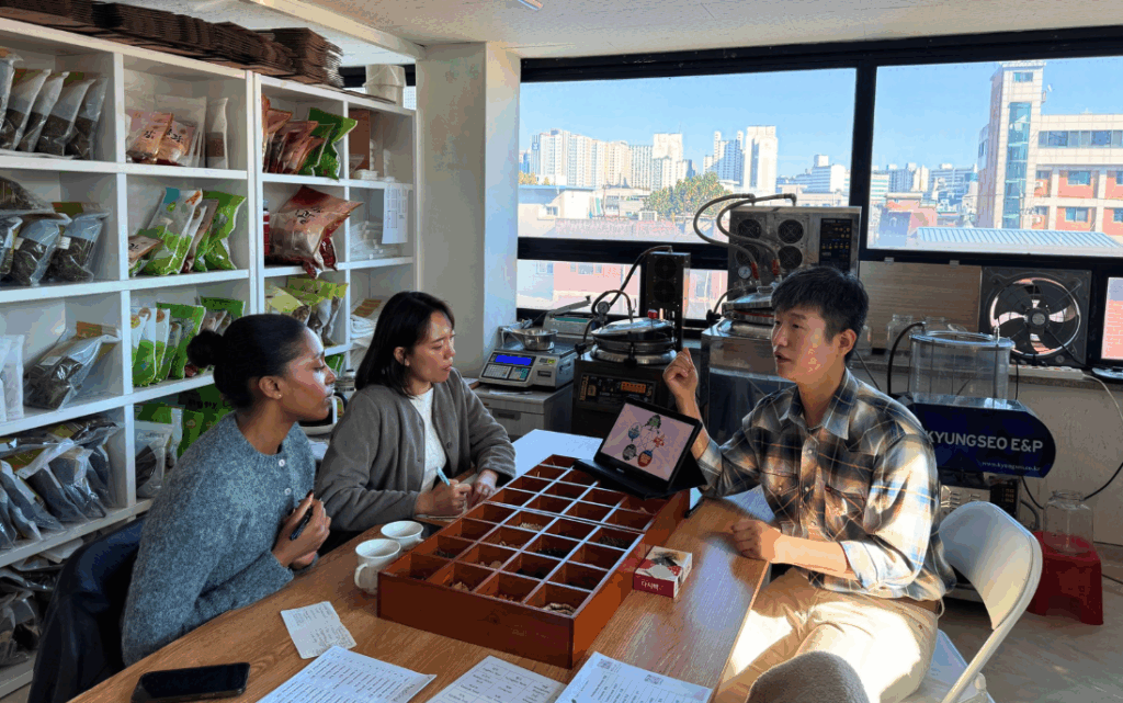 an image of someone learning about traditional Korean herbal tea